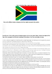 English Worksheet: South Africa
