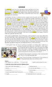 English Worksheet: FIRST AND SECOND CONDITIONAL, AUXILIARIES OF SEVERAL VERB TENSES