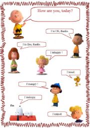 English Worksheet: Anchor Chart_Feelings