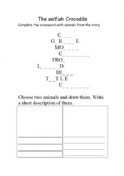 The selfish Crocodile Crossword