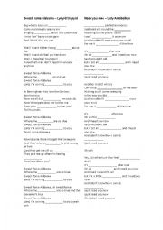 English Worksheet: country music