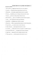 clause of result