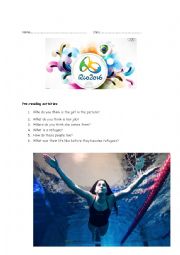 English Worksheet: The Rio Olymics Heroes