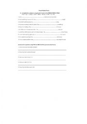 English Worksheet: Present Perfect