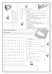 English Worksheet: SONG SOMEWHERE OVER THE RAINBOW / WHAT A WONDERFUL WORLD