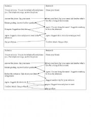 English Worksheet: Dialogues