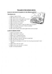 English Worksheet: Machu Pichu