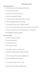 English Worksheet: Nursing Mr Bean at the Hospital