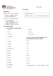 English Worksheet: Present simple exercises 