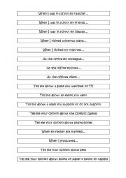 English Worksheet: Starting Classes