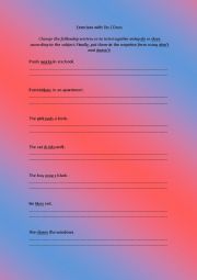 Exercises with Do / Does  