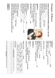 English Worksheet: Photograph - Ed Sheeran - Missing words