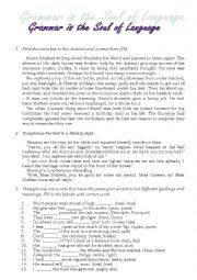 English Worksheet: General Grammar Test