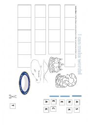 English Worksheet: I can make words!