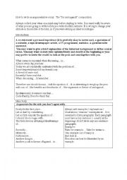 English Worksheet: Writing