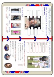 English Worksheet: Physical description and clothes British royal Family