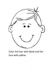 English Worksheet: color