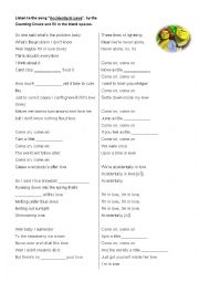 English Worksheet: Listening activity - 