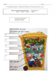 CLassify into paper, plastic, metal etc