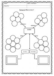 English Worksheet: What is letter?