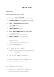 English Worksheet: present simple