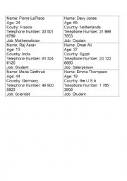 English Worksheet: Personality Cards
