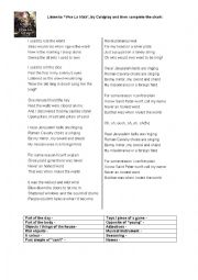 English Worksheet: Listening activity - 