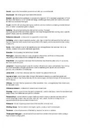 English Worksheet: Basketball vocabulary