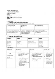 English Worksheet: Annual plan English in Mind 3