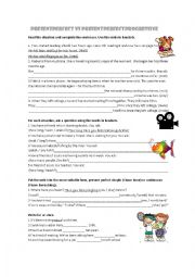 English Worksheet: PRESENT PERFECT SIMPLE vs PRESENT PERFECT PROGRESSIVE