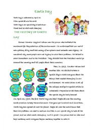 English Worksheet: Earth Day