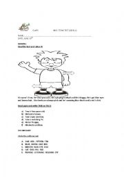 English Worksheet: MId- term test (young learners) 2nd grade Kids