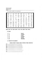 English Worksheet: MId- term test (young learners) 1st grade Kids
