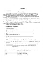 English Worksheet: The Burglars friend