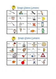 Bingo - Silent letters 