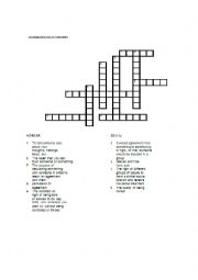 English Worksheet: Crossword on adjectives for personality
