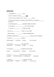 English Worksheet: adjetives superlatives