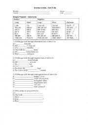 English Worksheet: Verb To be - exercises