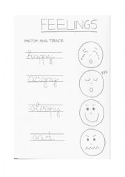 English Worksheet: feelings