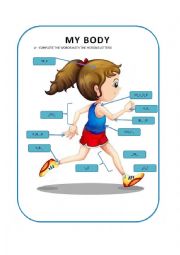 English Worksheet: My Body