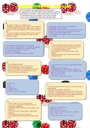 English Worksheet: Emergency Switchboard Dice-game