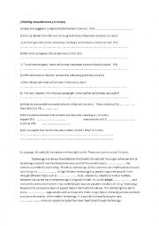 Full-term test (mock exam) 