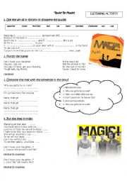 English Worksheet: Rude Song Activity