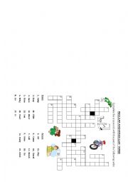 Regular and Irregular Verbs - CROSSWORD