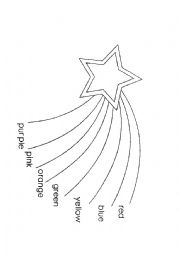 English Worksheet: Colours