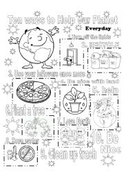 English Worksheet: Earth day