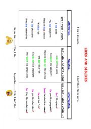 English Worksheet: Like