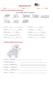 Prepositions worksheet