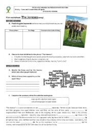 The Joneses film worksheet