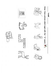 English Worksheet: the 